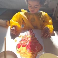 Mmmm, een lekker ijsje schilderen